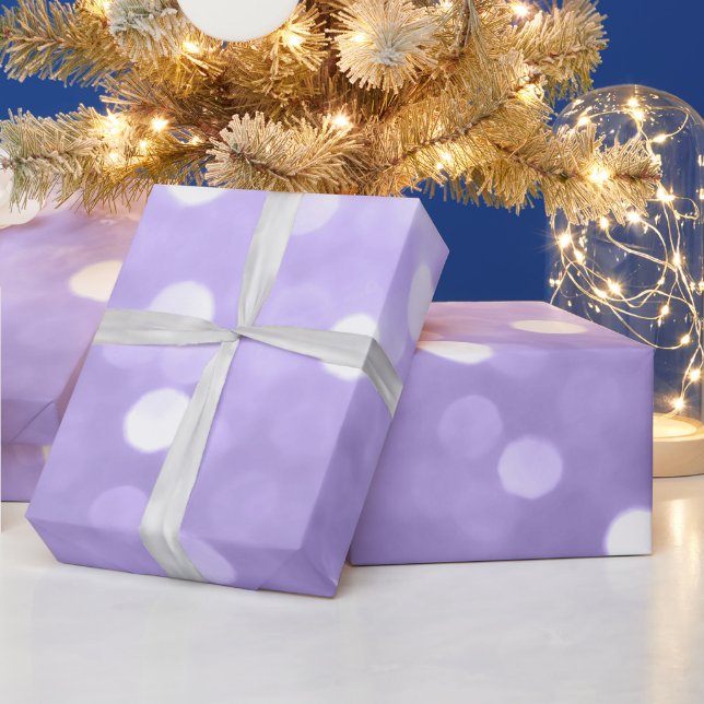 Papier Cadeau Ultra violet violet brillant bokeh Abstrait (Vacances)