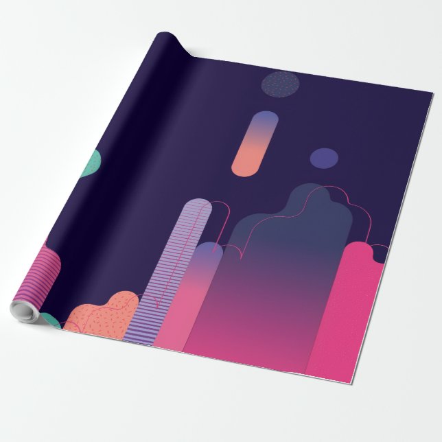 Papier Cadeau Un beau fond d'écran (Déroulé)