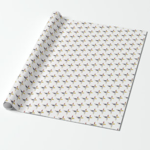 Papier Cadeau Un brillant néoplasticisme Art Monogramme. Lettre 