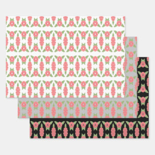 Papier Cadeau Un Ensemble De Feuille De Linge De Linge De Linge