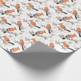 Papier Cadeau Un est pour le hoopoe africain - Papier d'envelopp
