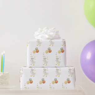 Papier Cadeau Un joyeux anniversaire de printemps de l'oie idiot