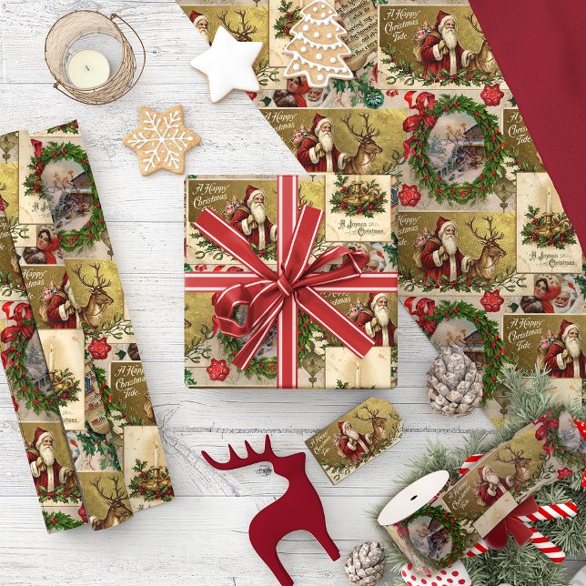Papier Cadeau Un Joyeux Temps de Noël (Créateur téléchargé)