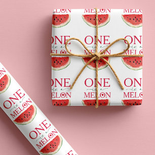 Papier Cadeau Un melon pour un premier anniversaire