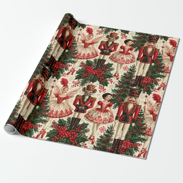 Papier Cadeau Un Noël Casse-Noisette (Déroulé)
