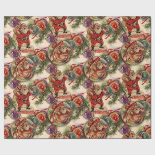 Papier Cadeau Un Noël des années 50