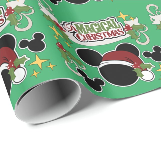 Papier Cadeau Un Noël magique (Coin rond)