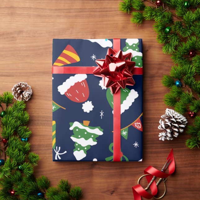 Papier Cadeau Un Noël parfait pour Snowman (Cadeau de vacances)