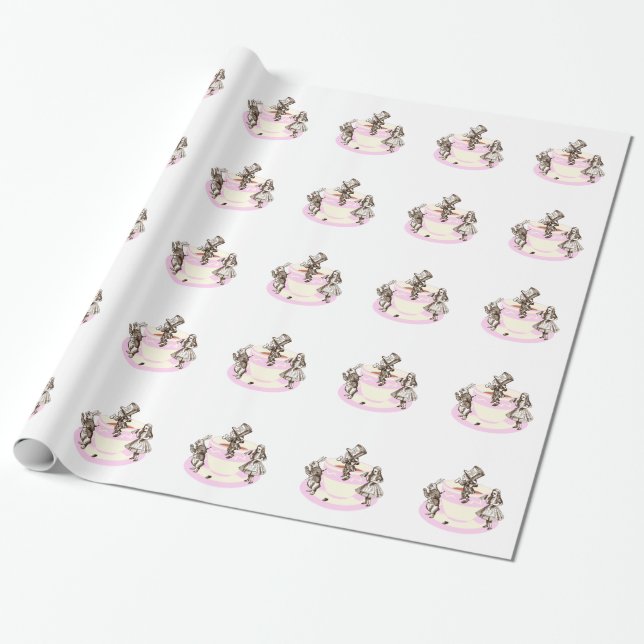 Papier Cadeau Un original fol de thé (Déroulé)