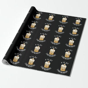 Papier Cadeau Un peu étourdi Puns de bougie drôles Fond sombre