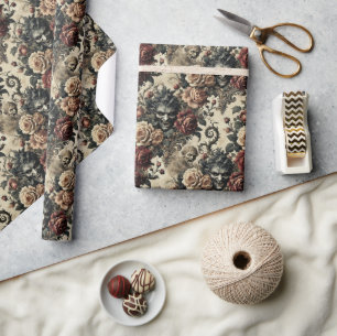 Papier Cadeau Un sanctuaire sauvage - Décor victorien gothique