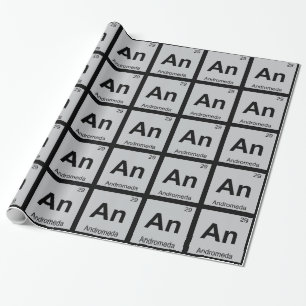 Papier Cadeau Un tableau périodique de chimie grecque Andromède