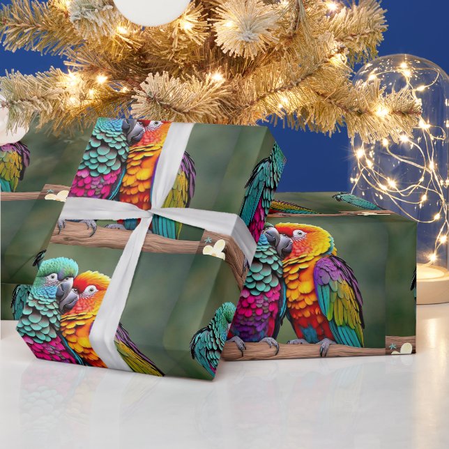 Papier Cadeau "Un troupeau dynamique" (Vacances)