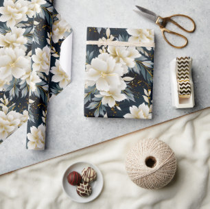 Papier Cadeau Une conception de série florale de mariage 8