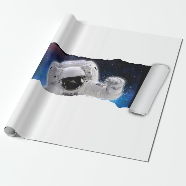 Papier Cadeau Une larme dans l'espace - Rencontre des Aliens ast (Déroulé)