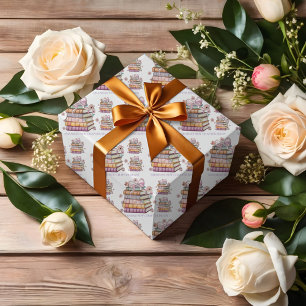 Papier Cadeau Une nouvelle Fête des mariées de livre de chapitre