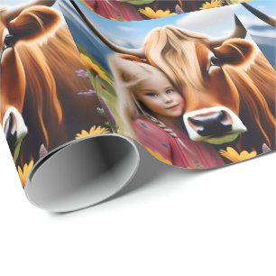 Papier Cadeau **"Une obligation des Highlands : un enfant et sa