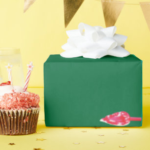 Papier Cadeau une peinture d'une grenouille dans un champ d'herb