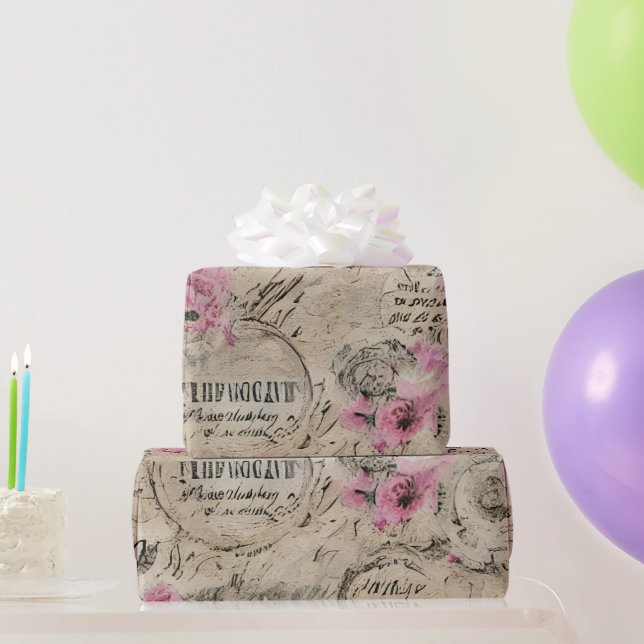 Papier Cadeau Une série de dessins éphémères français 24 (Cadeaux de fête)