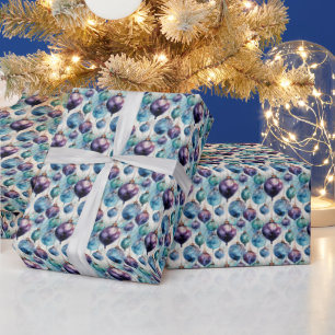 Papier Cadeau Une touche d'opulence : une fusion de violet et de
