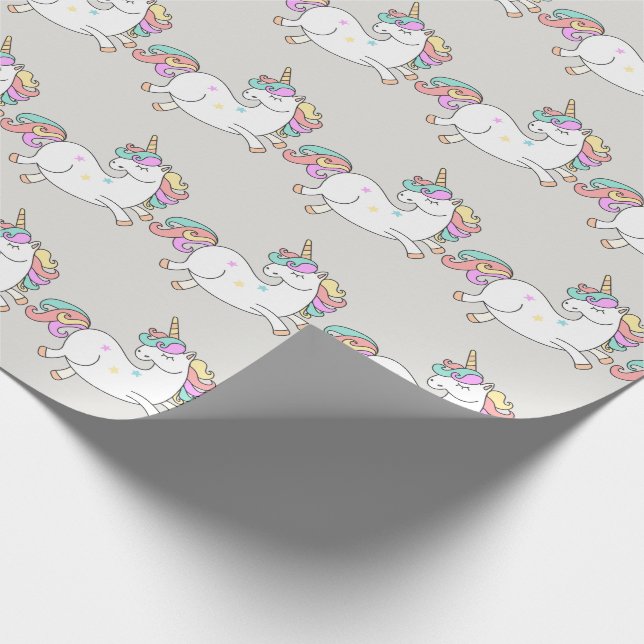 Papier Cadeau Unicorn Sparkl Parties scintillant rose sucré bonb (Coin)