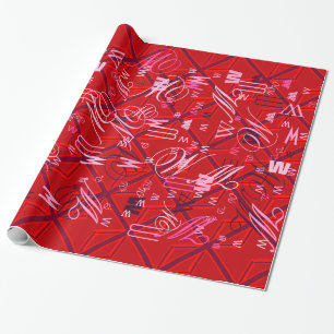 Papier Cadeau Union Jack rouge