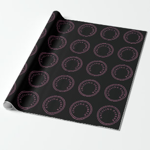 Papier Cadeau Unique Moderne Minimaliste Simple