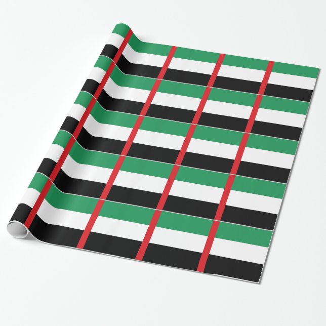 Papier Cadeau United Arab Emirat Flag (Déroulé)