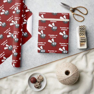 Papier Cadeau Upset Mosquito pense qu'il est mignon et drôle de