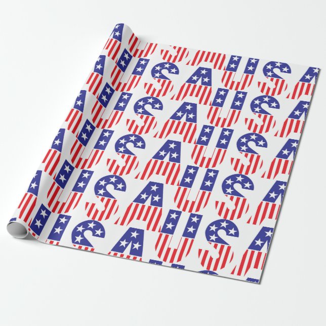PAPIER CADEAU USA (Déroulé)