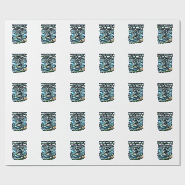Papier Cadeau Uzbekistan Mode de but squelette attaquant Nations (Plat)