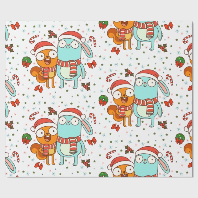 Papier Cadeau Vacances de Kiff et Barry (Plat)