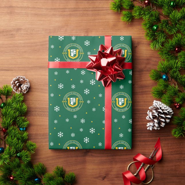 Papier Cadeau Vacances de l'Université de San Francisco (Cadeau de vacances)