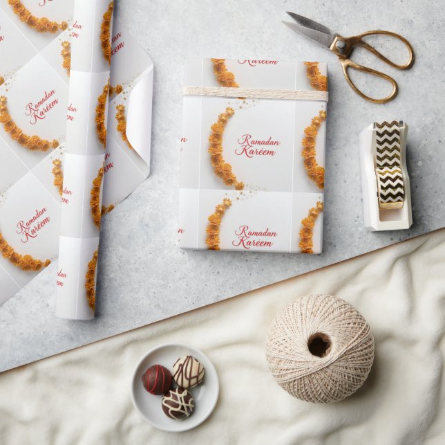 Papier Cadeau Vacances de Ramdan Kareem (Artisanat)