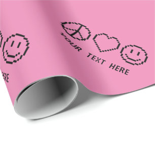 Papier Cadeau Vacances faites sur commande d'art de pixel de