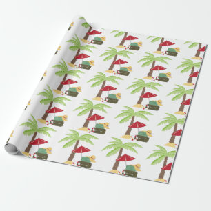Papier Cadeau Vacances tropicales