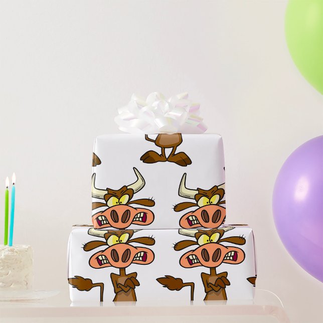 Papier Cadeau Vache folle (Créateur téléchargé)