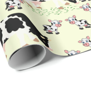 Papier Cadeau Vache mûre