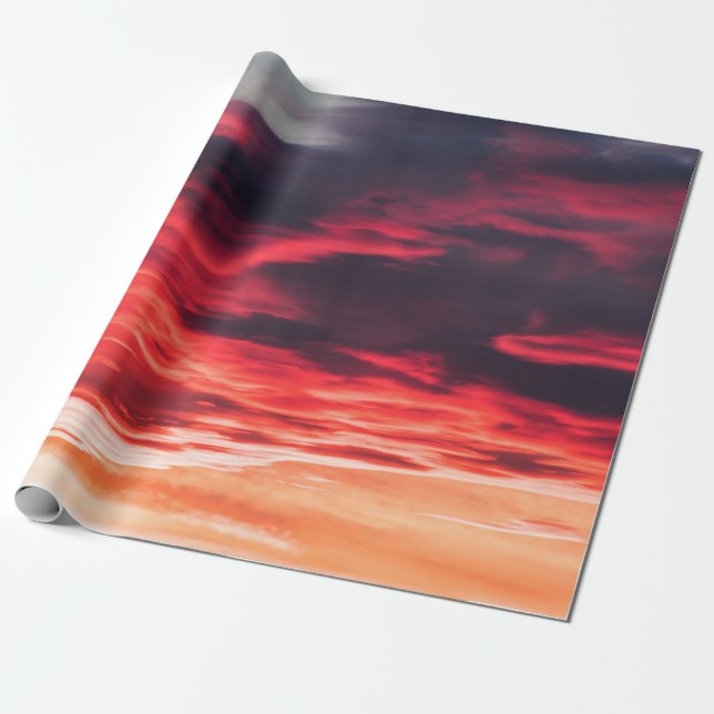 Papier Cadeau vague féline (Déroulé)