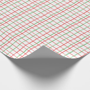 Papier Cadeau Vagues de Noël des Rouges et des Verts