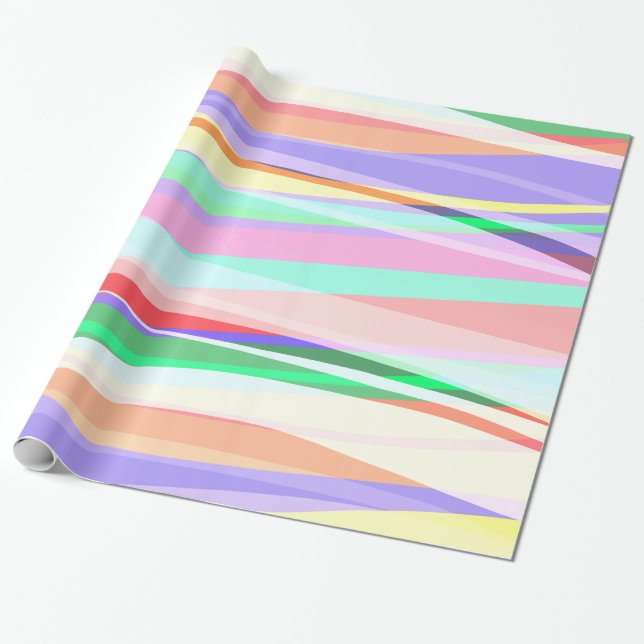 Papier Cadeau Vagues légères (Déroulé)
