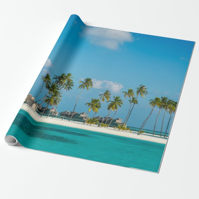Papier Cadeau Vagues marines (Déroulé)
