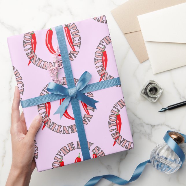 Papier Cadeau Valentine épicée (Créateur téléchargé)