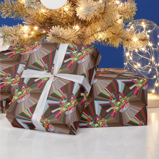 Papier Cadeau Valentine Love (Vacances)