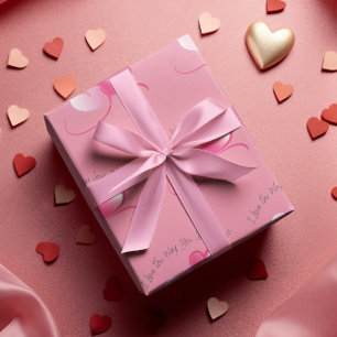 Papier Cadeau Valentine Love the Way Motif