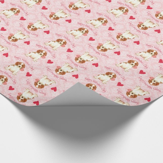 Papier Cadeau Valentine Rose Welshie (Coin)