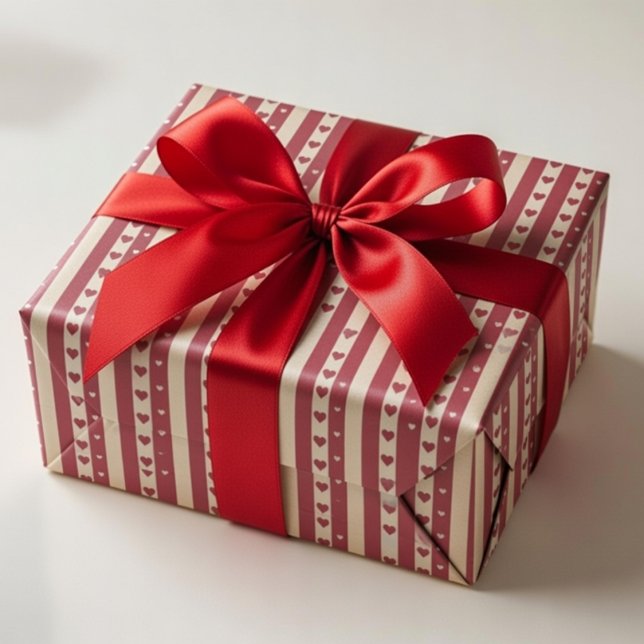 Papier Cadeau Valentine’s Day Gift Wrap Cute Love (Créateur téléchargé)