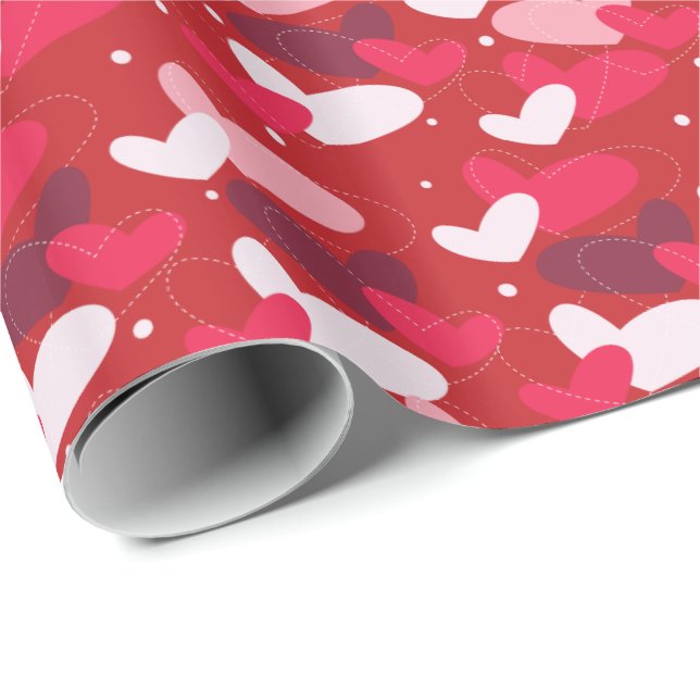 Papier Cadeau Valentines Day GIFT WRAP (Coin rond)