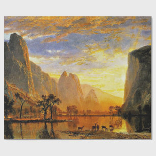 Papier Cadeau Vallée de Yosemite par Albert Bierstadt