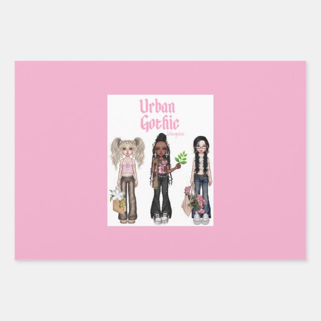 Papier cadeau Vampires Urban Gothic V 11 (Devant)